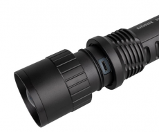 LED Zoom Taschenlampe SCL-18042 mit Ladestation